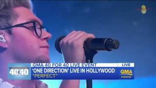 One Direction  Perfect live at GMA [upl. by Anomas]