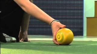 Nelson Indoor Bowls  Training Video  Grip and Delivery [upl. by Aima46]