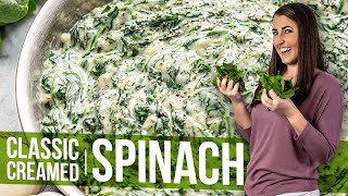 Classic Creamed Spinach [upl. by Cioban]