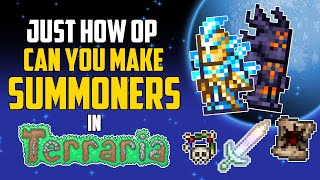 Just How OP Can You Make Summoners in Terraria  HappyDays [upl. by Atteloj]