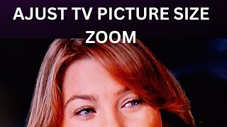 How to get the picture on my TV to fit the screen  TV picture zoom [upl. by Yrkcaz]