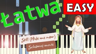 🎹 Schowaj mnie Ja ufam Ci  Piano Tutorial łatwa wersja 🎵 NUTY W OPISIE 🎼 [upl. by Seessel]