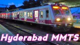 HYDERABAD MMTS Local Train South Central Railways  Indian Railways [upl. by Adina243]