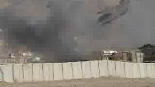 Mortar attack on US base [upl. by Esertal]