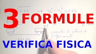 3 Formule Salva Verifica Ripetizioni di Fisica 1 [upl. by Pomeroy179]