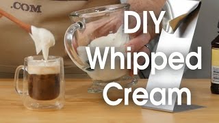 DIY whipped cream in 60 seconds [upl. by Ulphi]