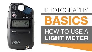 PHOTOGRAPHY BASICS  How To Use A Light Meter [upl. by Mccormick]