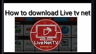 How to download live TV net [upl. by Elsa]