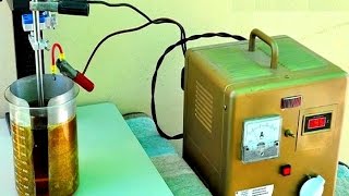 Electrolytic gold recovery Gold Electrolysis gold electrolysis process [upl. by Merlin712]