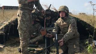 British Army 81mm Mortar [upl. by Ggerg]