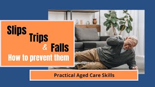 Preventing Slips Trips and Falls in the Frail Elderly [upl. by Arlette629]