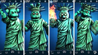 FNAF AR Liberty Animatronics Jumpscare amp Workshop Animations [upl. by Apps]