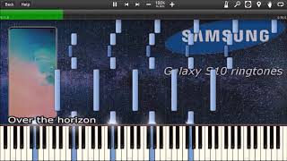 SAMSUNG GALAXY S10 RINGTONES IN SYNTHESIA [upl. by Arihsat]