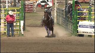 Road To The CFR 2013 Strathmore Ladies Barrel Racing [upl. by Phare]