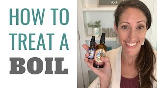 How to Get Rid Of A Boil Naturally  Natural Boil Treatment DIY [upl. by Eugirne635]