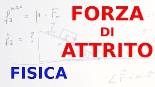 Forza dAttrito Ripetizioni di Fisica 3 [upl. by Avictor]