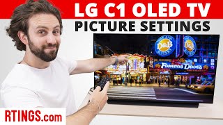 LG C1 OLED  TV Picture Settings [upl. by Mandler]