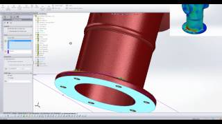 Advanced Fixtures in SolidWorks Simulation [upl. by Enohsal173]