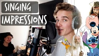 SINGING IMPRESSIONS WITH CONOR MAYNARD [upl. by Enicar]