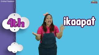 Math Episode 7 ORDINAL NUMBERS Filipino  Preschool Lessons Fun Learning [upl. by Brunelle]