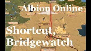 Albion Online  Caerleon to Bridgewatch fast almost safely [upl. by Linsk]