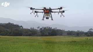 DJI  Agras T16  Agricultural Spraying Drone [upl. by Arie]