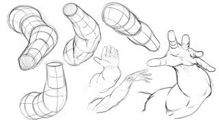 Drawing Foreshortened Arm Poses  Comic Art Practice [upl. by Ardnahs]