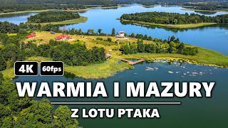 Warmia i Mazury z lotu ptaka w 4K [upl. by Anirroc]