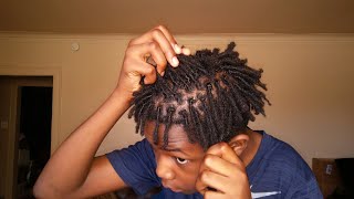 How To Retwist Dreads For Beginners [upl. by Lacim984]