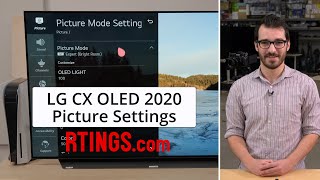 LG CX OLED 2020  TV Picture Settings [upl. by Galang363]