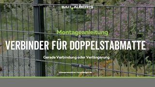 GAHAlberts Doppelstabmatte gerade verbinden [upl. by Eilesor832]