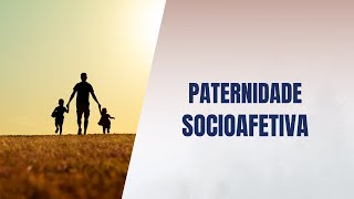 Paternidade socioafetiva [upl. by Xena]