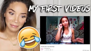 Reacting To My FIRST YouTube Videos 7 Years Ago [upl. by Kissee]