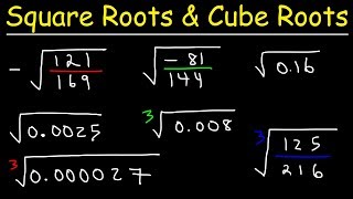 Square Roots and Cube Roots [upl. by Aerdnahc641]