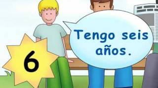 How old are you  ¿Cuántos años tienes  Calico Spanish Songs for Kids [upl. by Nosna]