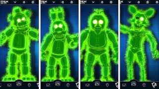 FNAF AR Radioactive Animatronics Jumpscare amp Workshop Animations [upl. by Arihat917]