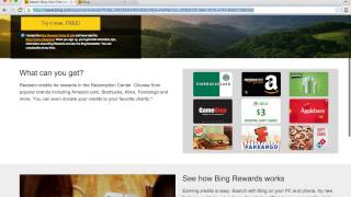 How to Get 10000 Free Bing Rewards Points PROOF [upl. by Dlonyer410]