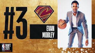 Evan Mobley Goes 3 In The 2021 NBADraft [upl. by Mcallister]