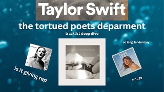 Taylor Swifts new album TTPD tracklist deep dive [upl. by Aynom828]