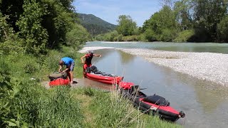 Flusswandern auf Loisach und Isar Farchant  München [upl. by Ahsinhoj]