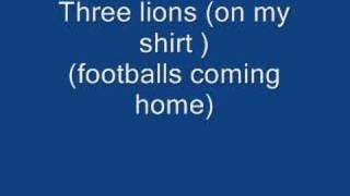 Three lions on my shirt footballs coming home1998 [upl. by Agueda]