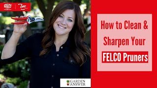 How to Clean amp Sharpen Your FELCO Pruners [upl. by Elwyn]