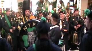 NYPD Emerald Society Bagpipes Live Binghamton NY March 6 2010 [upl. by Ellimac401]