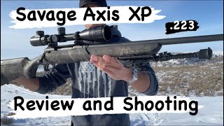 Savage Axis XP Review and Shooting  223 Rem [upl. by Echikson]