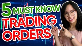 5 Types of ORDERS You Must Know For Trading [upl. by Swope]