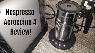 Nespresso Aeroccino 4 Milk Frother Review  Worth upgrading from the Aeroccino 3 [upl. by Brozak]