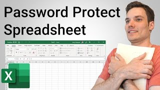 How to Protect Excel Sheet with Password  Lock Excel Sheet [upl. by Cimah663]