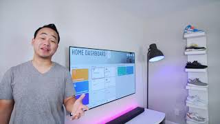 How To Set Up amp Manage LG OLED TV or NanoCell TV Dashboard and Smart Home  Danny Winget [upl. by Alli]