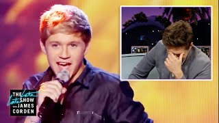 Niall Horan Watches One Directions First XFactor Performance [upl. by Annais168]