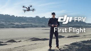 DJI FPV  First Flight and Beginners Guide  Start Flying a DJI FPV [upl. by Yesrej]